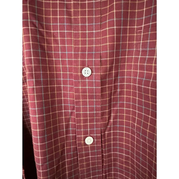 NWOT‎ Duluth Trading Shirt Men's Plaid Long Sleeve Button Down  Size X-Large Red - Picture 4 of 6